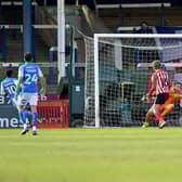 Siriki Dembele puts Peterborough into the lead against Sunderland