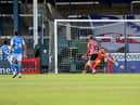 Siriki Dembele puts Peterborough into the lead against Sunderland