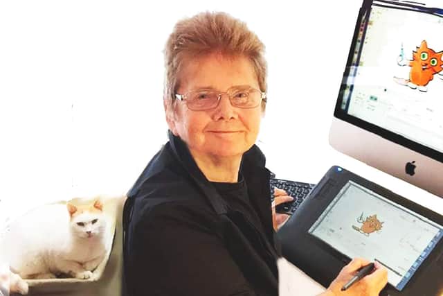 Sheila Graber at work