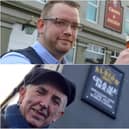 Jarrow landlords Gareth Carr (top) and Jess McConnell (below)