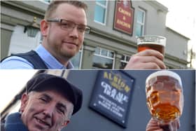 Jarrow landlords Gareth Carr (top) and Jess McConnell (below)