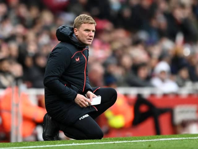 Newcastle United manager Eddie Howe. (Photo by Shaun Botterill/Getty Images)