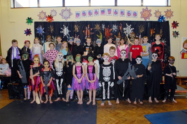 Christmas in 2006 at Saints Peter and Paul RC Primary School and look at all the different characters in the festive production.