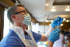 People aged in their 30s have all been invited to book their Covid jabs as of today, the NHS has confirmed. (Photo by Ian Forsyth/Getty Images)