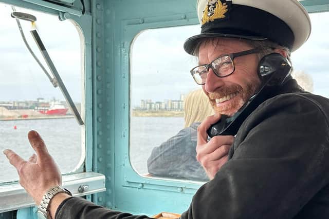 Richard gets to play skipper of the Royal Yacht Britannia on tour of the famous vessel.