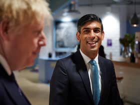 Rishi Sunak and Boris Johnson 