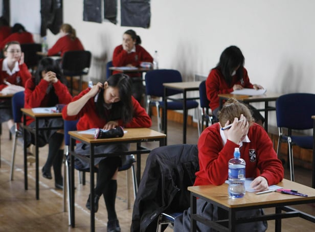 Tens of thousands of students in England will receive their A-level and GCSE results this month after exams were cancelled for the second year in a row due to the pandemic. Picture: PA.