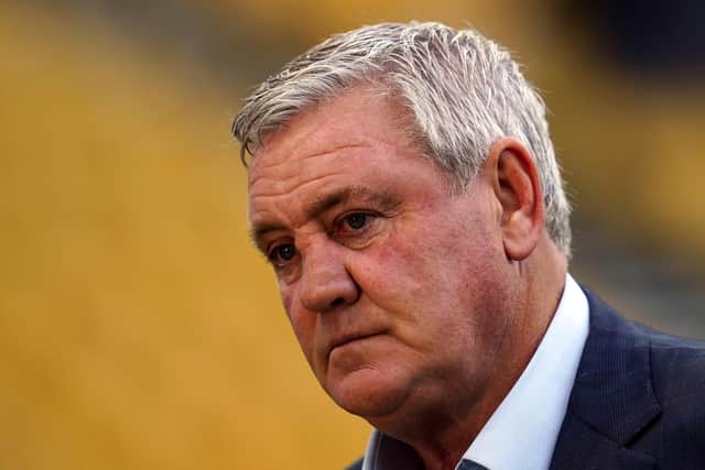 Steve Bruce at Molineux last weekend.