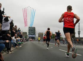 Red Arrows: When can Great North Run participants and crowds expect to see displays throughout the weekend? (Photo by Ian Forsyth/Getty Images)