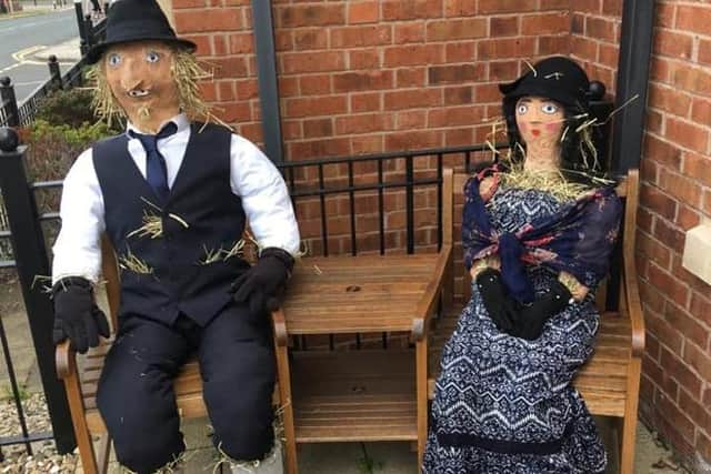 Scarecrows on Seaway by Sandra and George Rogers.