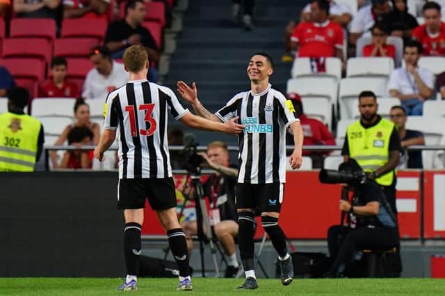 Miguel Almiron has starred for Newcastle United in pre-season (Photo by Gualter Fatia/Getty Images)