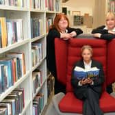Library assistants Lynn Hobson, Suzanne Chadaway and Stacy Miller at the Word, in South Shields, one of the 'warm and welcoming' locations being set up by South Tyneside Council during the colder months.