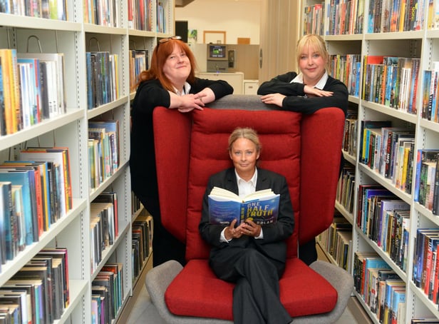 Library assistants Lynn Hobson, Suzanne Chadaway and Stacy Miller at the Word, in South Shields, one of the 'warm and welcoming' locations being set up by South Tyneside Council during the colder months.