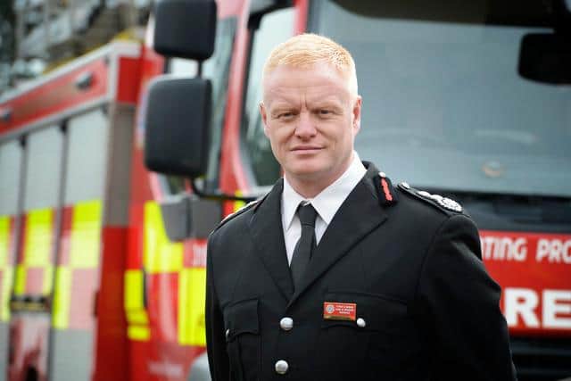 Chief Fire Officer for Tyne and Wear Fire and Rescue Service, Chris Lowther.