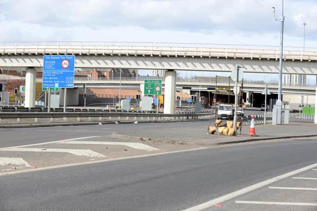 Tyne Tunnel, South Tyneside entrance