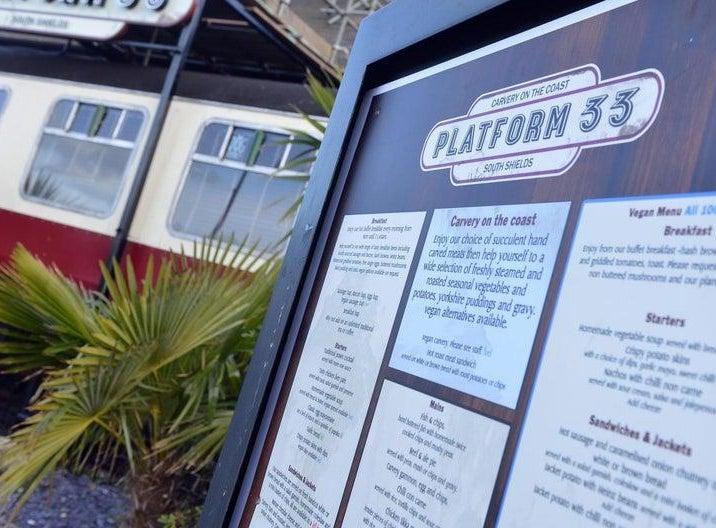 Platform 33 opens its outdoor area from 9am every day. You can book a table on Platform33.co.uk or DM their social media pages. They have large marquees with heaters, but it's still best to wrap up warm.