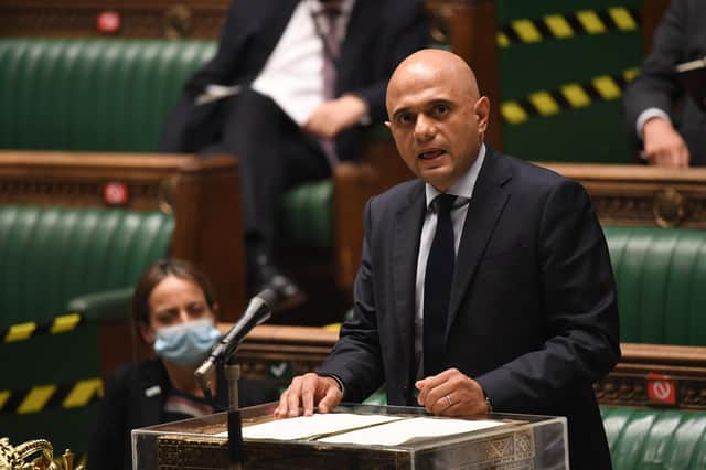 Health Secretary Sajid Javid updating MPs on the governments coronavirus plans, in the House of Commons, London.