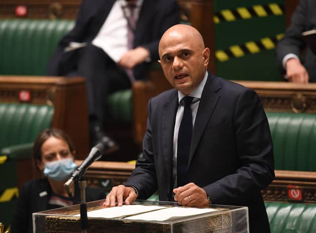 Health Secretary Sajid Javid updating MPs on the governments coronavirus plans, in the House of Commons, London.
