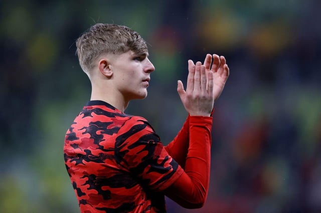 Newcastle United are linked with another move for Manchester United full-back Brandon Williams. (Photo by KACPER PEMPEL/POOL/AFP via Getty Images)