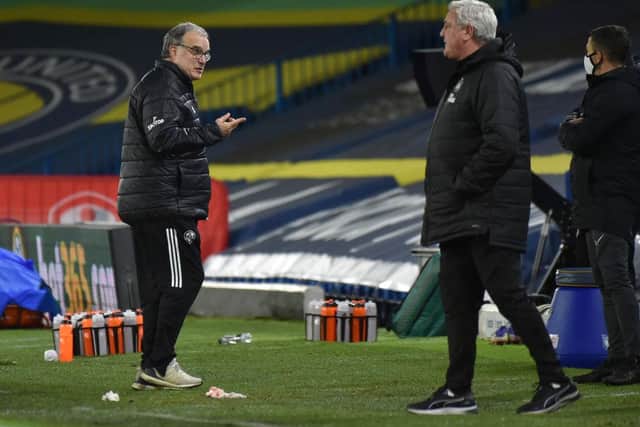 Marcelo Bielsa and Steve Bruce will face-off on Friday night at St James's Park. (Photo by Rui Vieira - Pool/Getty Images).