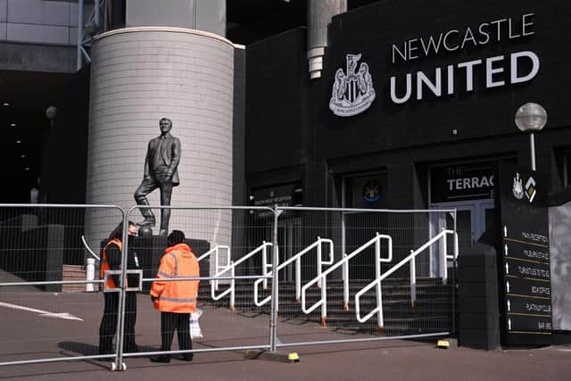 St James's Park, the home of Newcastle United Football Club. (Photo by Stu Forster/Getty Images)