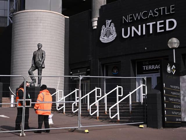 St James's Park, the home of Newcastle United Football Club. (Photo by Stu Forster/Getty Images)