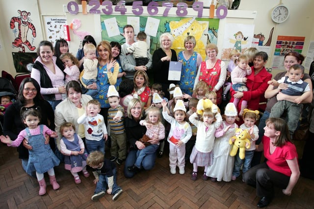 The nursery reached Stage 2 of an accreditation scheme when this photos was taken 16 years ago.