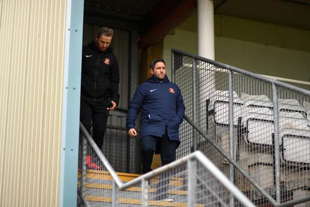 Sunderland head coach Lee Johnson.