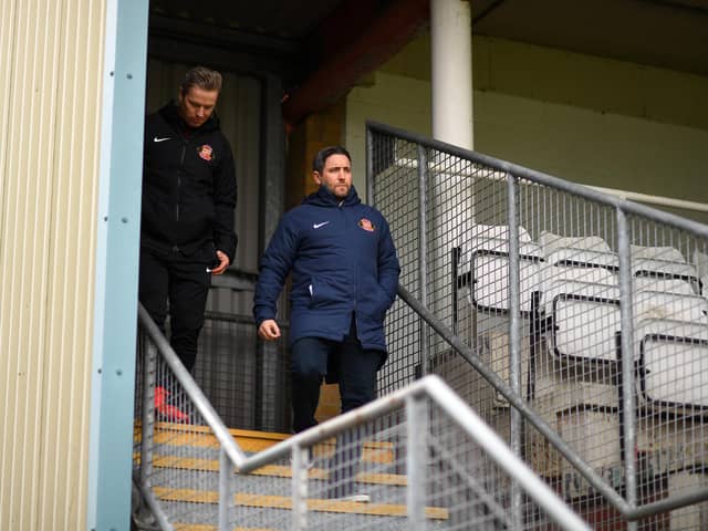 Sunderland head coach Lee Johnson.