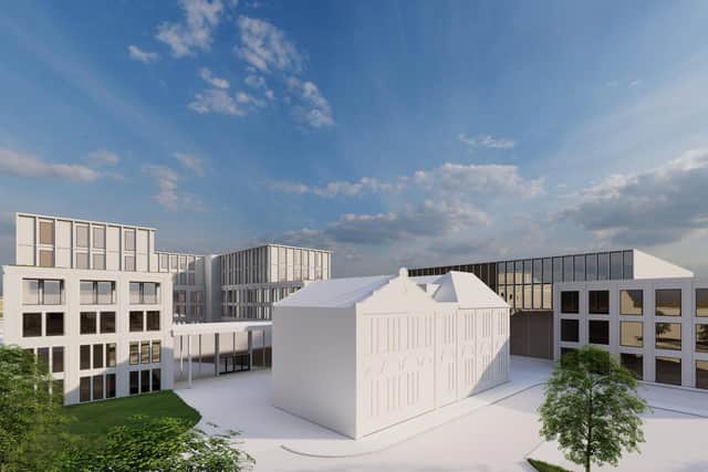 A CGI of how the new South Tyneside College could look.