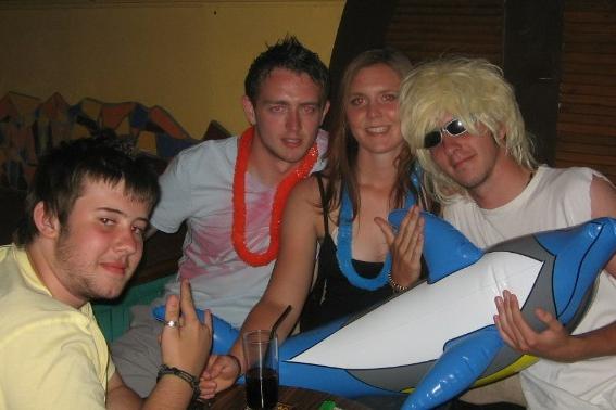 Enjoying the party. Recognise anyone? Photo: Wayne Groves.