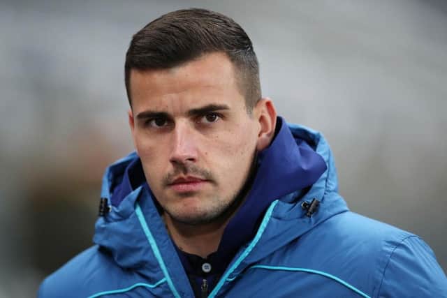 Karl Darlow of Newcastle United arrives at the stadium prior to the Premier League match between Newcastle United and Norwich City at St. James Park on November 30, 2021 in Newcastle upon Tyne, England. (Photo by Ian MacNicol/Getty Images)