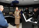 HRH The Princess Royal, Princess Anne, visiting South Shields Marine School, South Tyneside College.