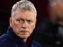 David Moyes, Manager of West Ham United, looks on prior to the UEFA Europa Conference League round of 16 leg two match between West Ham United and AEK Larnaca at London Stadium on March 16, 2023 in London, England. (Photo by Clive Rose/Getty Images)