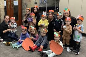 Staff and youngsters from Nurserytime.