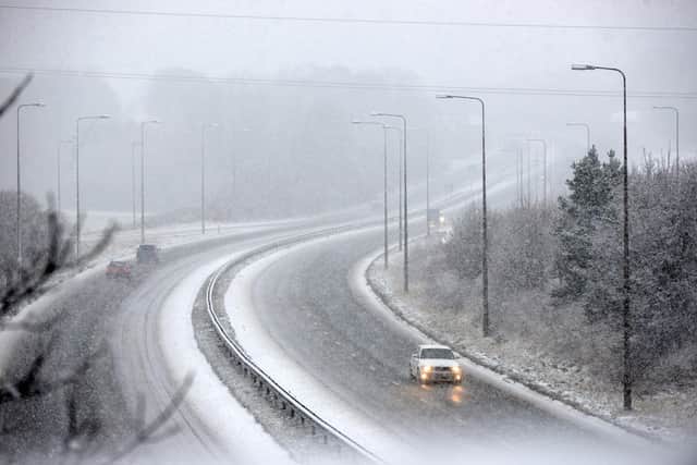 Icy weather could cause dangerous driving conditions