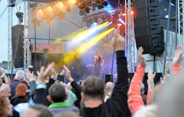 The crowd at Herrington County Park enjoying the Boomtown Rats when Kubix Festival was held in 2018.