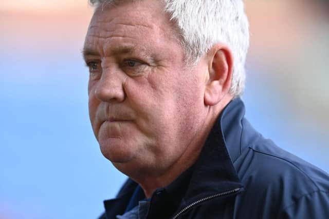 Newcastle United head coach Steve Bruce. (Photo by Stu Forster/Getty Images)