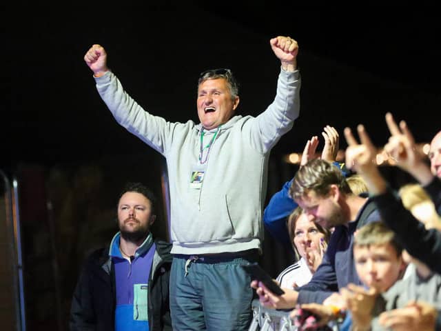 Festival organiser Ed Faulkner enjoying the KopyKat Killers at Tribfest 2024. Pic Dave Lofthouse