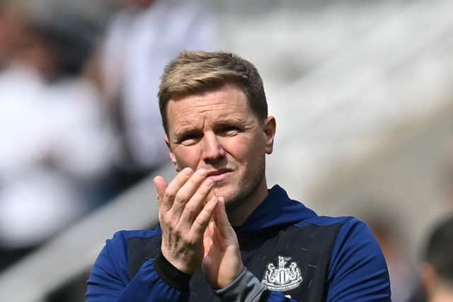 Newcastle United head coach Eddie Howe.