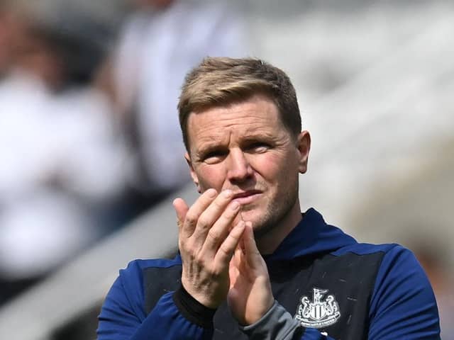 Newcastle United head coach Eddie Howe.