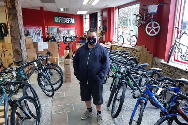 John Morris, employee at Conway Cycles