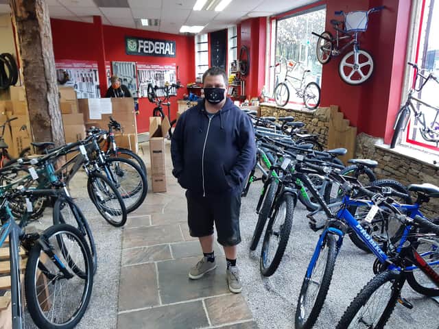 John Morris, employee at Conway Cycles