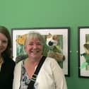Catherine Heath, the Take One Picture Programme Manager with Art Co-ordinator Katie Tozer