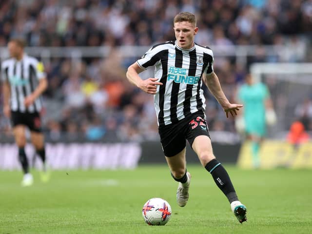 Newcastle United midfielder Elliot Anderson.  