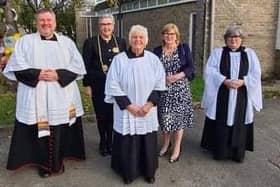 From left, the Venerable Archdeacon Bob Cooper, Mayor of South Tyneside Pat Hay, lay minister Jacki Dunn, Mayoress Mrs Jean Copp and Revd Lesley Jones.