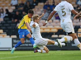 Josh Hawkes fires Sunderland into the lead at Vale Park
