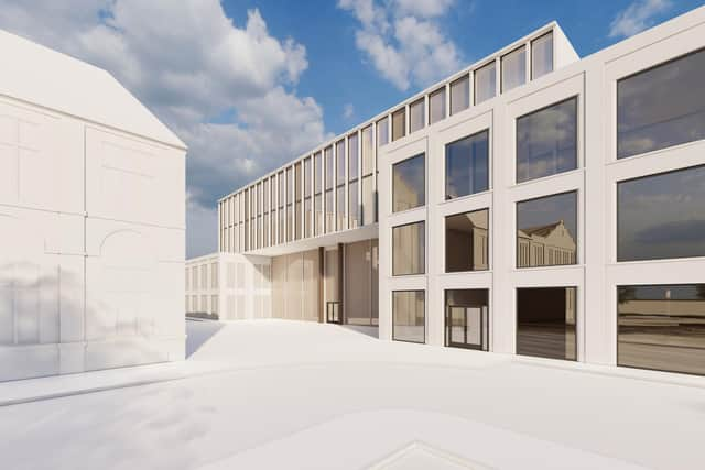 A CGI of how the new South Tyneside College could look.