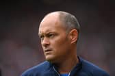 SUNDERLAND, ENGLAND - JULY 31: Sunderland manager Alex Neil reacts on the touchline during the Sky Bet Championship between Sunderland and Coventry City at Stadium of Light on July 31, 2022 in Sunderland, England. (Photo by Stu Forster/Getty Images)