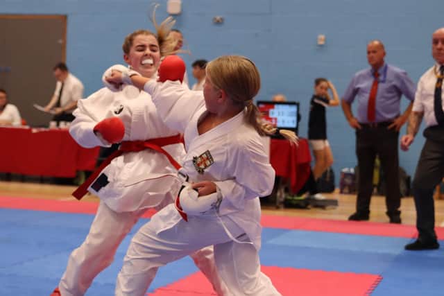 Millie Brown going for gold at the championship.